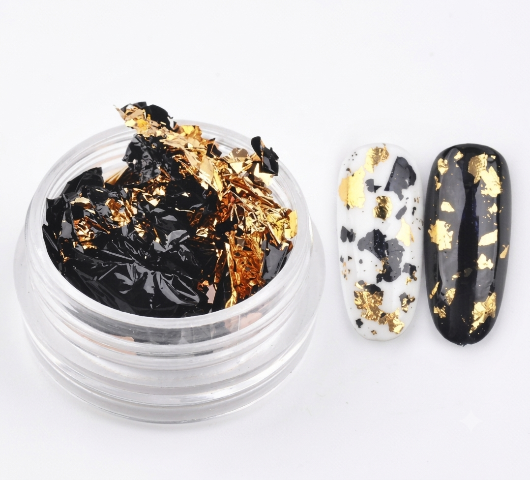 Chrome Foil Nail Art Flakes
